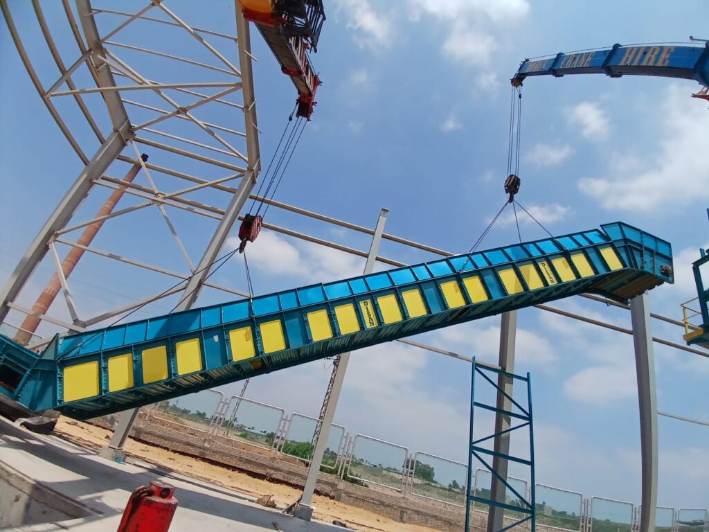 Belqas waste recycling plant installation works under the Kitchener Project