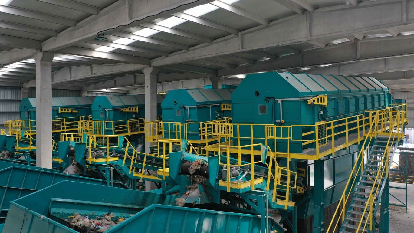 DISAN municipal solid waste sorting plant for MSW recycling and material separation